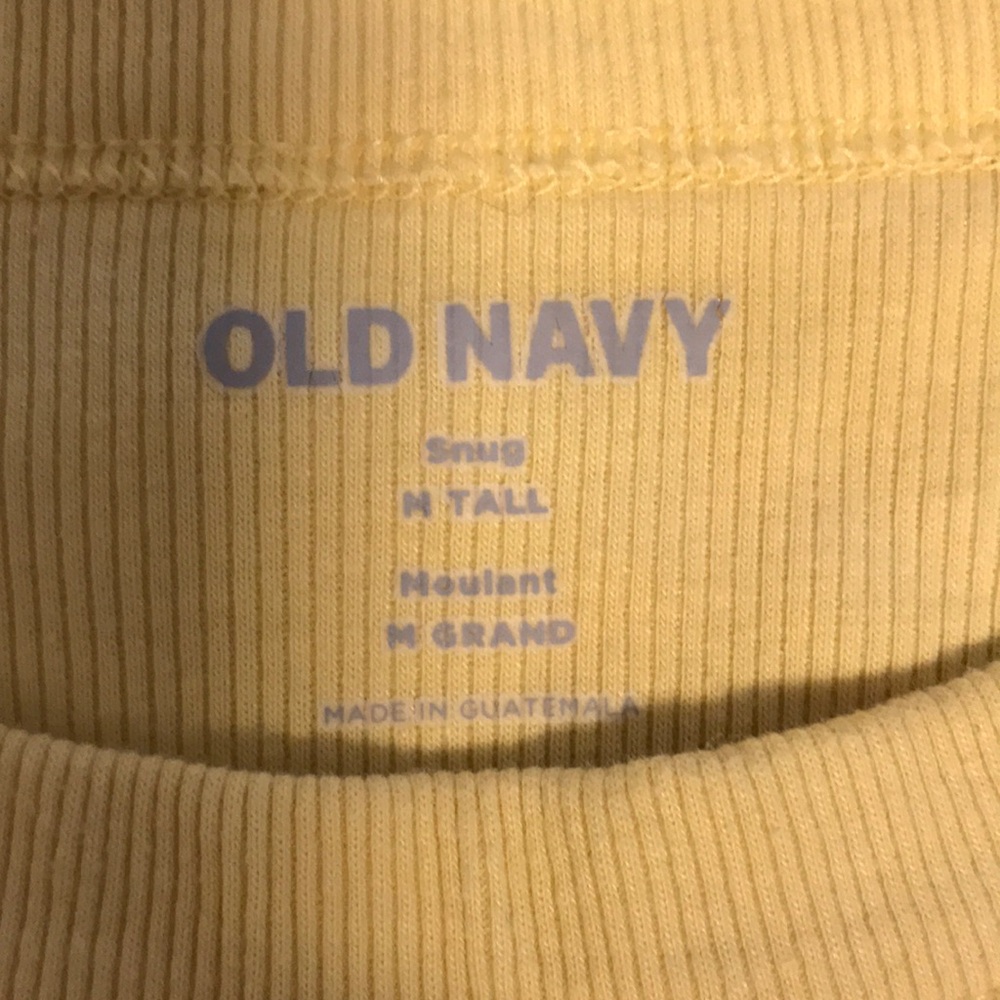 Old Navy Lemon Yellow Ribbed Tank - Picture 5 of 8